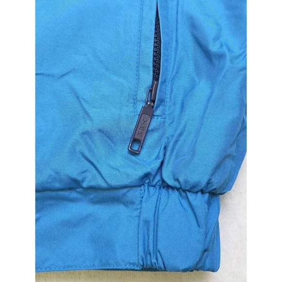 Vtg 80s Patagonia Vest Blue Fleece Nylon Shelled Synchilla Size 11/12 Women S?